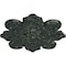 Ekena Millwork Katheryn Ceiling Medallion, Hand-Painted Painted Turtle Crackle, 18 1/8"OD x 1 1/4"P CM18KAPTC - alternate 4